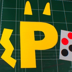 P is for Pikachu parts